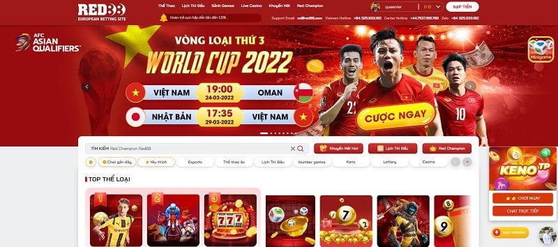 Red88 - Chơi cá cược cực uy tín