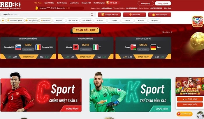 Nhà cái Red88 chăm sóc người chơi nhiệt tình