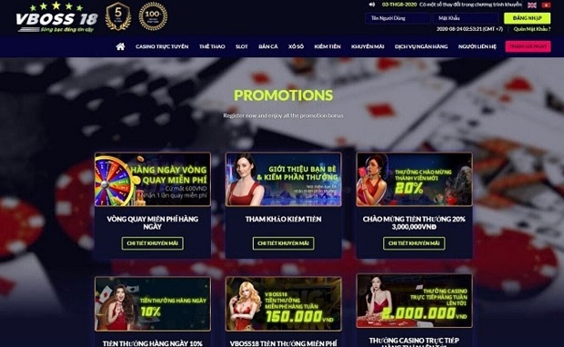 Vboss18 – Cổng game bài đỉnh cao trên toàn thế giới