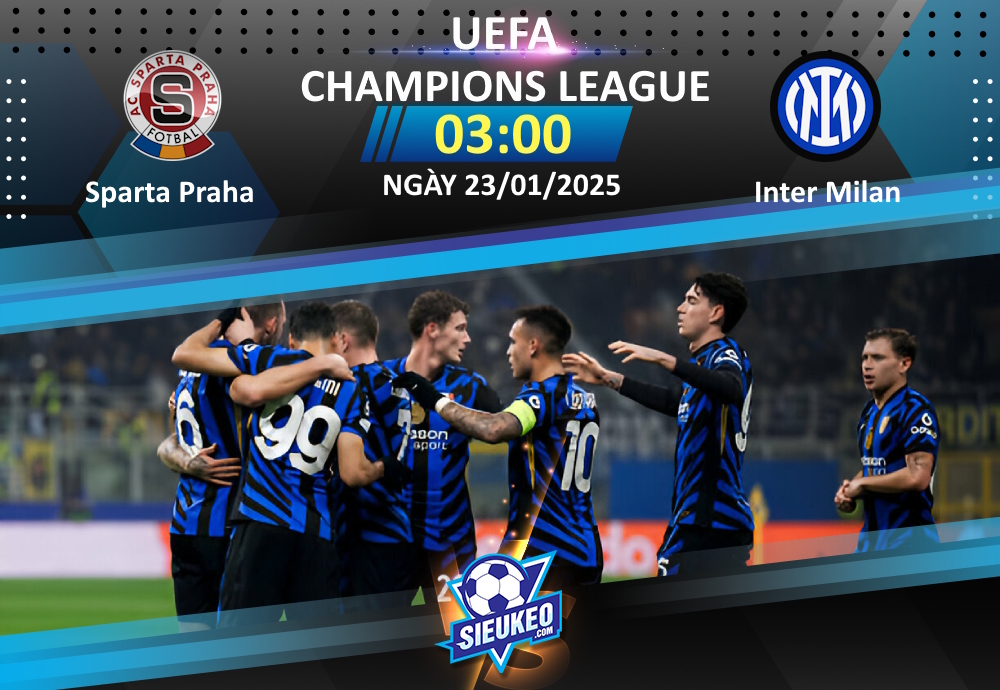 Soi kèo bóng đá Sparta Praha vs Inter Milan 03h00 ngày 23/01/2025: Cách biệt cho Nerazzurri