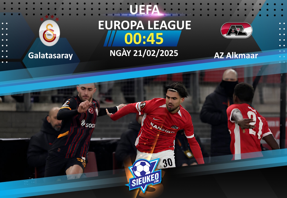 Soi kèo bóng đá Galatasaray vs AZ Alkmaar 00h45 ngày 21/02/2025: Nỗ lực không đủ