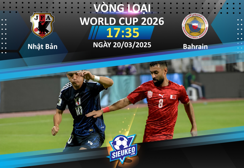 Soi kèo bóng đá Nhật Bản vs Bahrain 17h35 ngày 20/03/2025: Dạo chơi tại Saitama