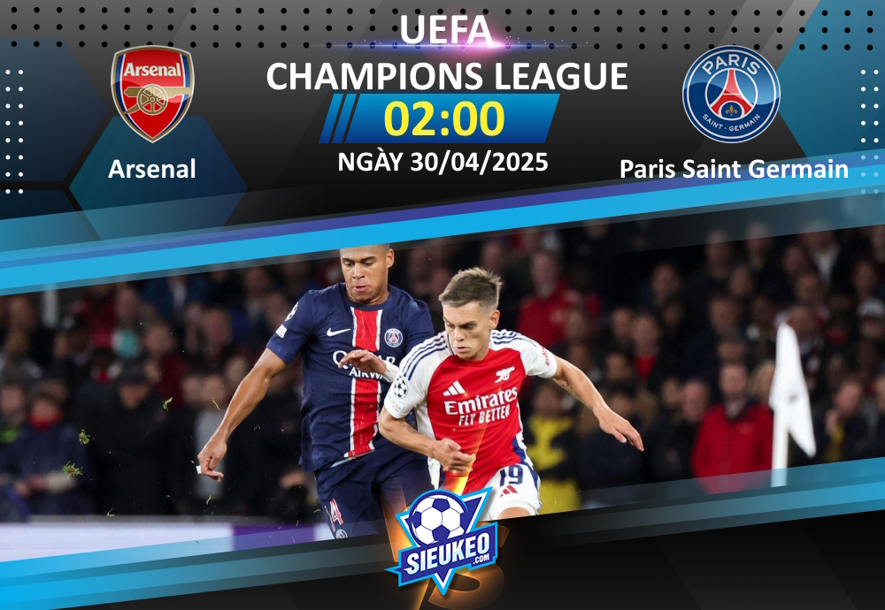 Soi kèo bóng đá Arsenal vs Paris Saint Germain 02h00 ngày 30/04/2025: Lợi thế mong manh