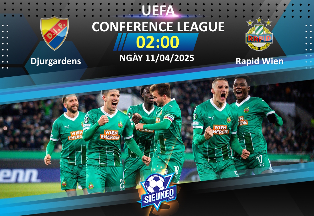 Soi kèo bóng đá Djurgardens vs Rapid Wien 02h00 ngày 11/04/2025: Lợi thế mong manh
