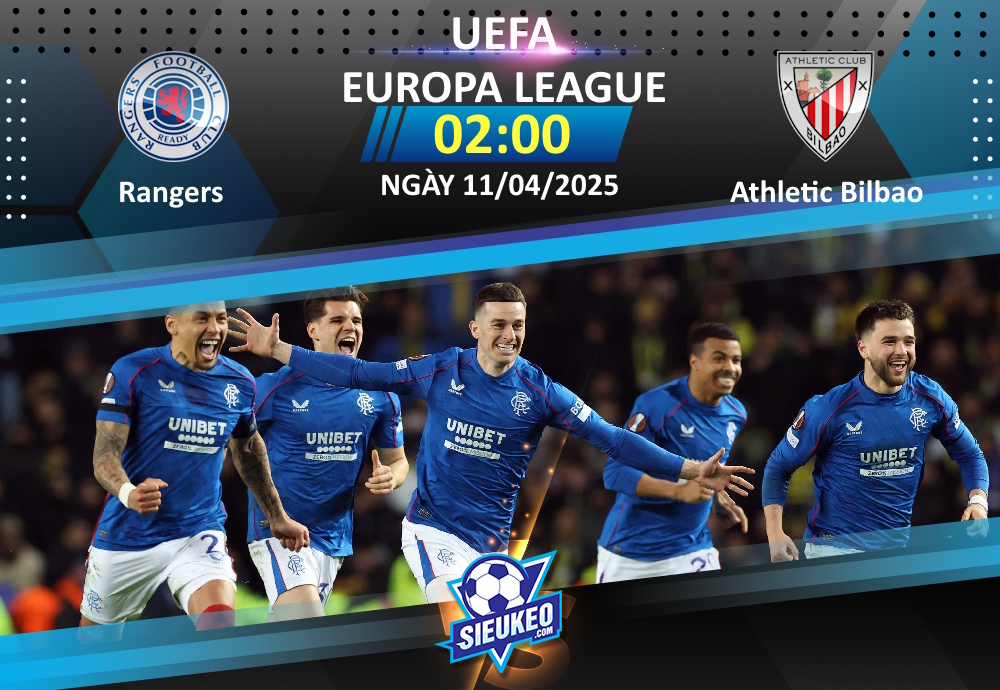 Soi kèo bóng đá Rangers vs Athletic Bilbao 02h00 ngày 11/04/2025: Thành bại tại lượt về