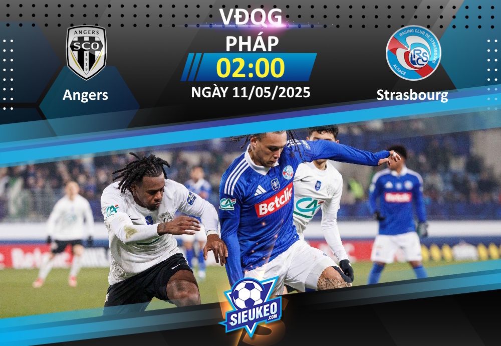 Soi kèo bóng đá Angers vs Strasbourg 02h00 ngày 11/05/2025: Mộng trời Âu của Strasbourg
