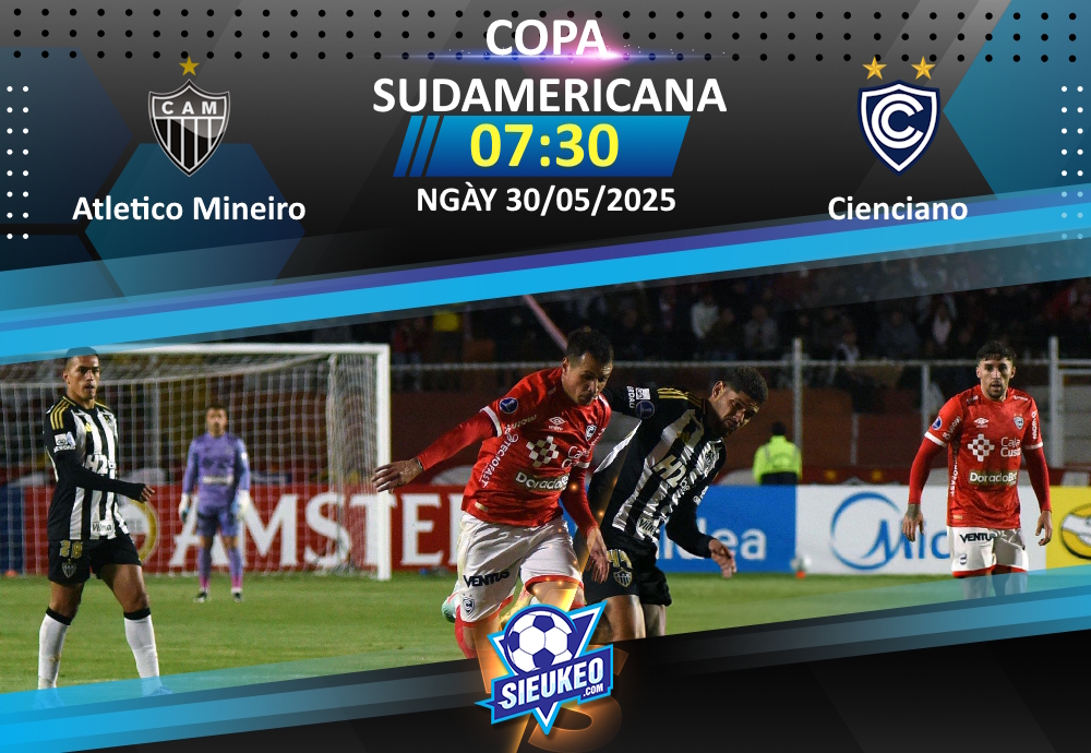 Soi kèo bóng đá Atletico Mineiro vs Cienciano 07h30 ngày 30/05/2025: Ngôi đầu đổi chủ