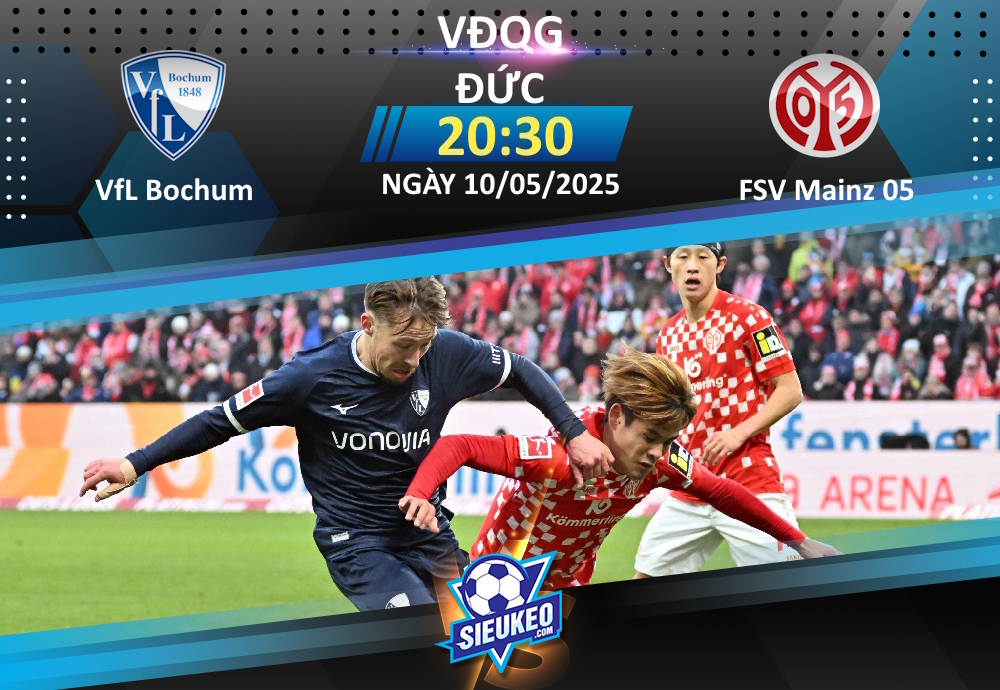 Soi kèo bóng đá VfL Bochum vs FSV Mainz 05 20h30 ngày 10/05/2025: Chủ nhà “sa lầy”