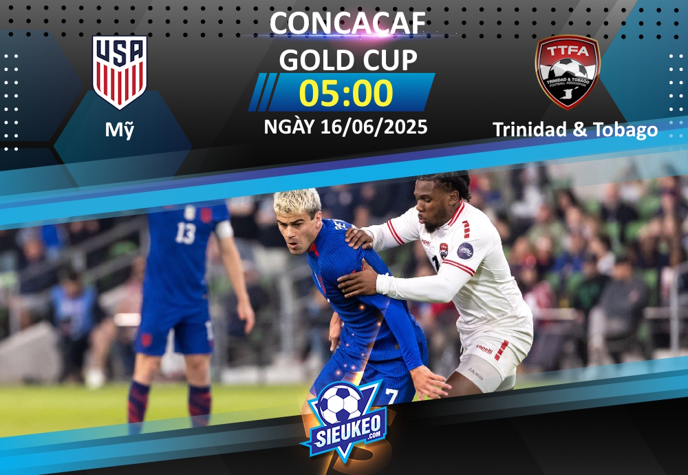 Soi kèo bóng đá Mỹ vs Trinidad & Tobago 05h00 ngày 16/06/2025: Chủ nhà “out trình”
