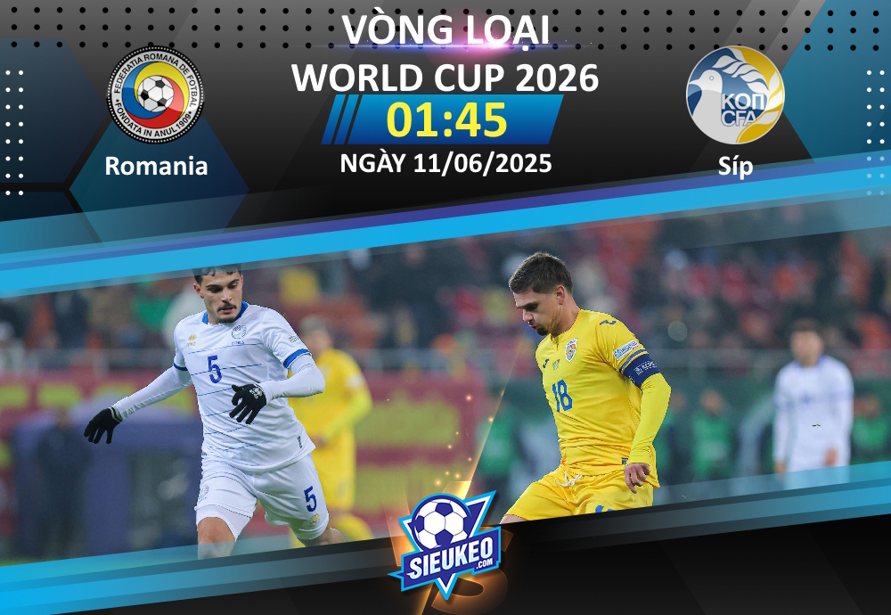 Soi kèo bóng đá Romania vs Đảo Síp 01h45 ngày 11/06/2025: “Tricolorii” trút giận